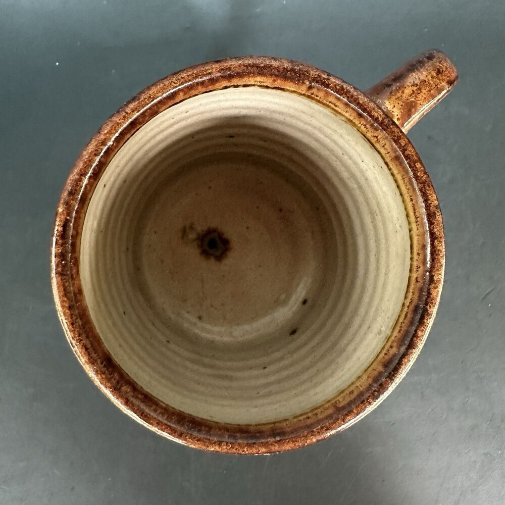 Vintage Mexican Pottery Mugs Set of 4 Tonala Style Hand Painted Stoneware Cups - Picture 16 of 16